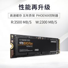 三星(SAMSUNG) 970 EVO PLUS 250GB PCIe NVMe协议 M.2接口(2280)内置固态硬盘(SSD)(MZ-V7S250)